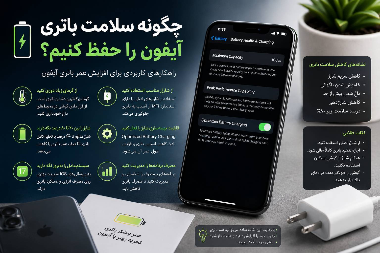 عمر باتری